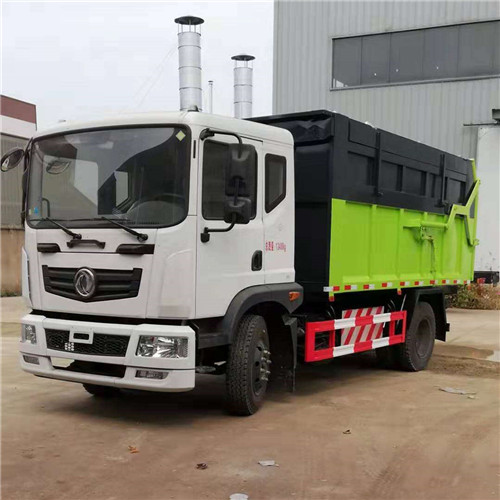 東風(fēng)天然氣壓縮對接式垃圾車，是綠色環(huán)保首要車型 