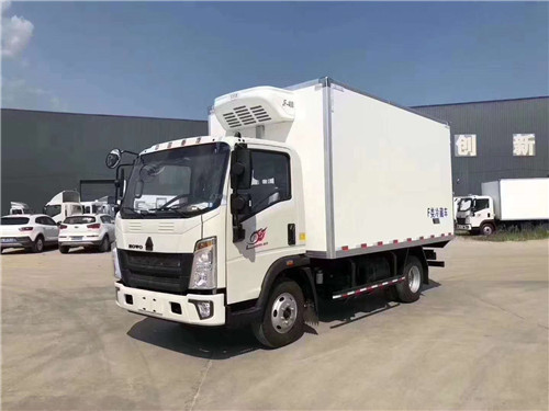 重汽豪沃國六不超重藍牌冷藏車