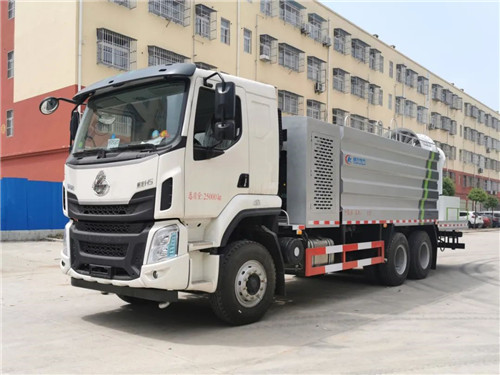 國(guó)六柳汽后雙橋抑塵車(chē)(方罐-CLW5250TDYL6選裝60-120米霧炮)
