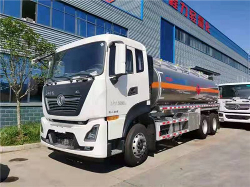 國六東天龍小三軸距鋁合金油罐車現(xiàn)貨危貨，目前程力公告已出