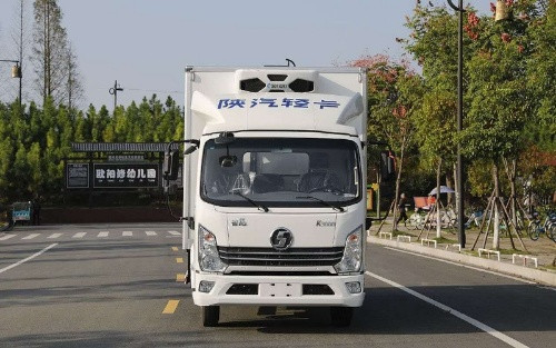 陜汽輕卡手動(dòng)擋藍(lán)牌冷藏車廠家直銷，價(jià)格優(yōu)惠