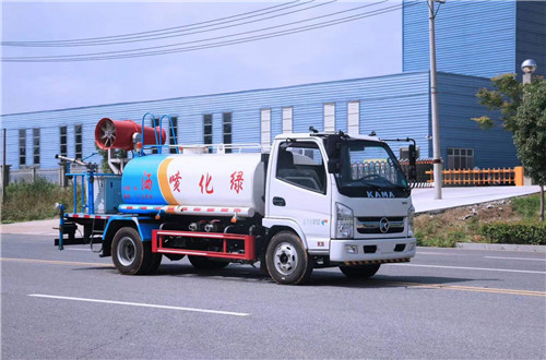 國六黃牌凱馬6方灑水車公告有灑水、抑塵兩款外形圖片可選，免征齊全