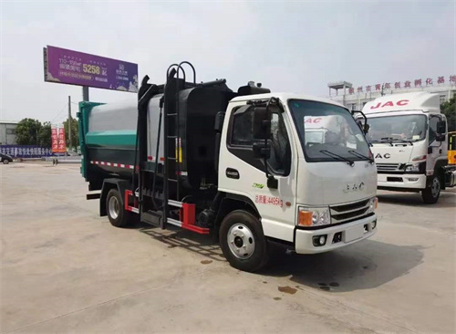 國六江淮7.5方側(cè)掛桶垃圾車 合格證已出五一之前公告，現(xiàn)車7臺