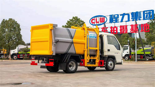 你見過藍(lán)牌側(cè)裝壓縮垃圾車嗎？