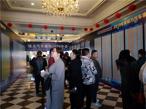在程力公司銷(xiāo)售100強(qiáng)龍虎榜單中，這對(duì)搭檔名列前茅進(jìn)入前三甲，幸福感自豪感洋溢在臉上，情不自禁。請(qǐng)程力家人們，記住這美好的時(shí)刻。 2019年，程力新廠三期工程項(xiàng)目建設(shè)如火如荼。A8、A9車(chē)間投入使用，公司投資3000多萬(wàn)元，與武漢理工大學(xué)聯(lián)合設(shè)計(jì)開(kāi)發(fā)開(kāi)平、制罐、灑水車(chē)生產(chǎn)線(xiàn)，引用智能化制造技術(shù)，設(shè)計(jì)方案現(xiàn)已完成，智能化制造設(shè)備將陸續(xù)到位。程力自主品牌商用車(chē)相繼下線(xiàn)投放市場(chǎng)，受到廣大用戶(hù)青睞。商用車(chē)完成產(chǎn)值1.76億元、新能源汽車(chē)創(chuàng)產(chǎn)值8651萬(wàn)元。