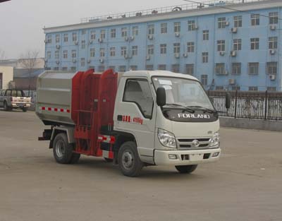 國(guó)五福田時(shí)代側(cè)裝掛桶垃圾車(chē)