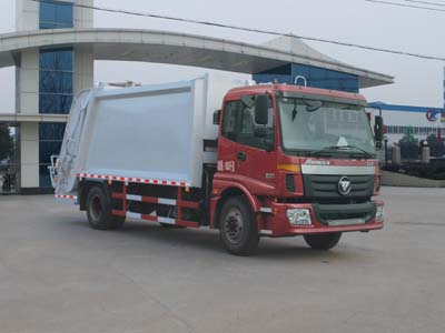 國(guó)五福田歐曼壓縮式垃圾車(chē)