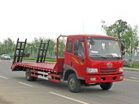 解放悍威挖機(jī)平板運(yùn)輸車 